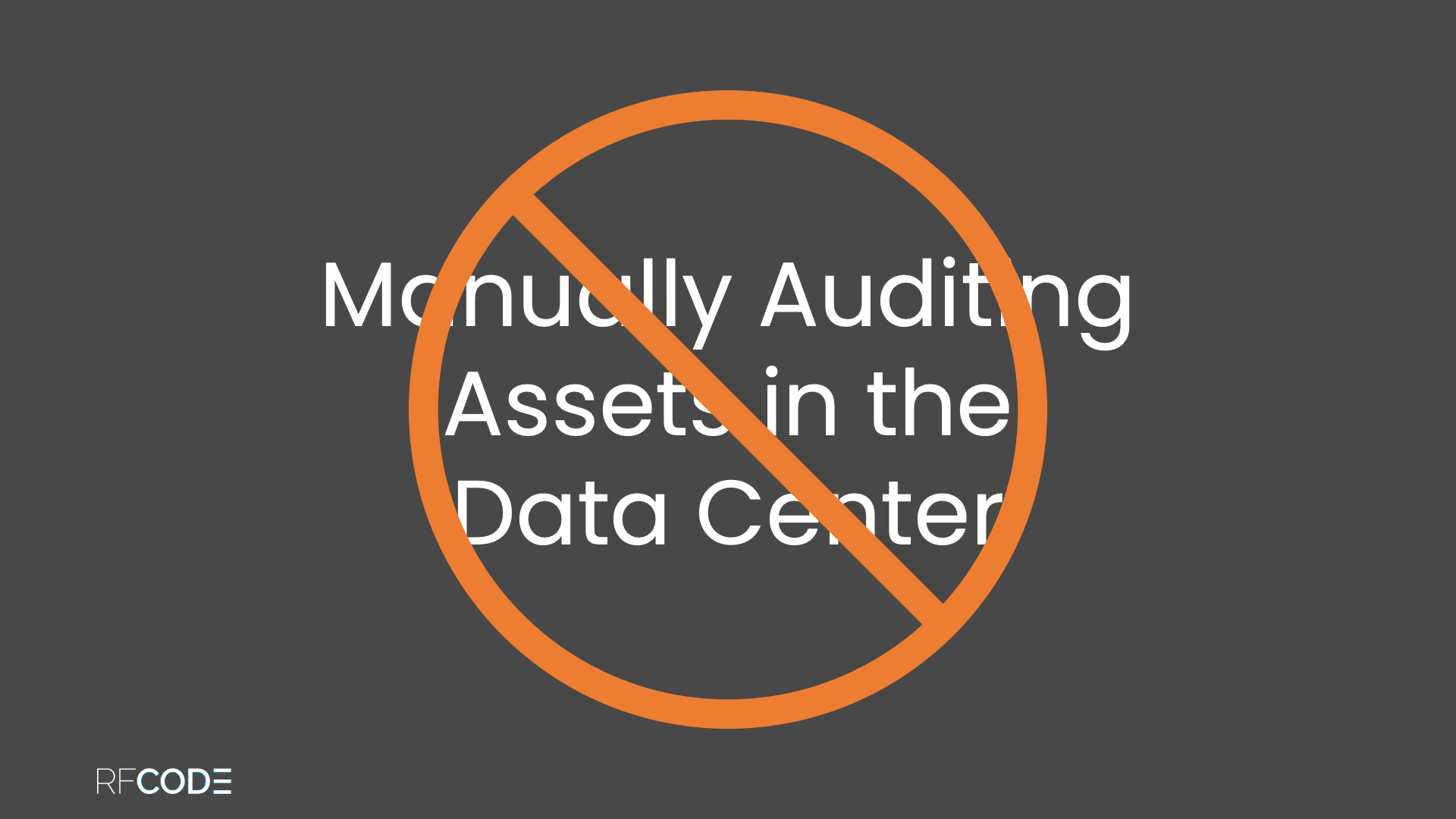 Manual asset audits are a waste of time